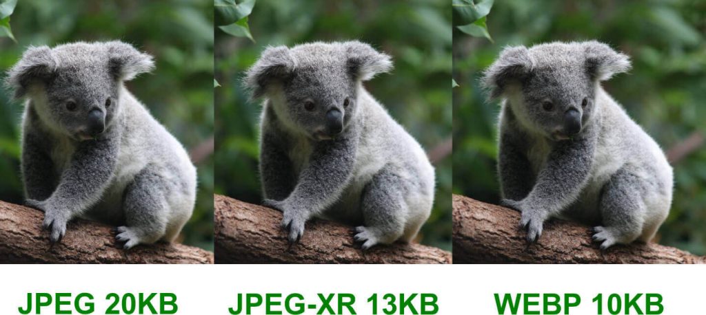 image optimization for better page speed