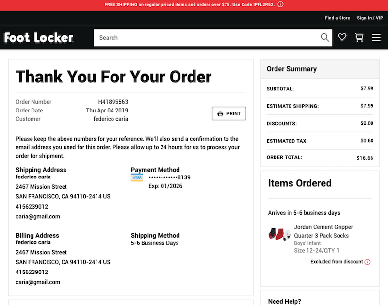 footlocker-thank-you-page