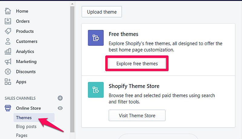 shopify change theme during trial period