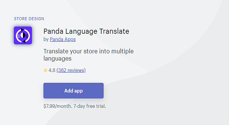 Panda Language Translate App