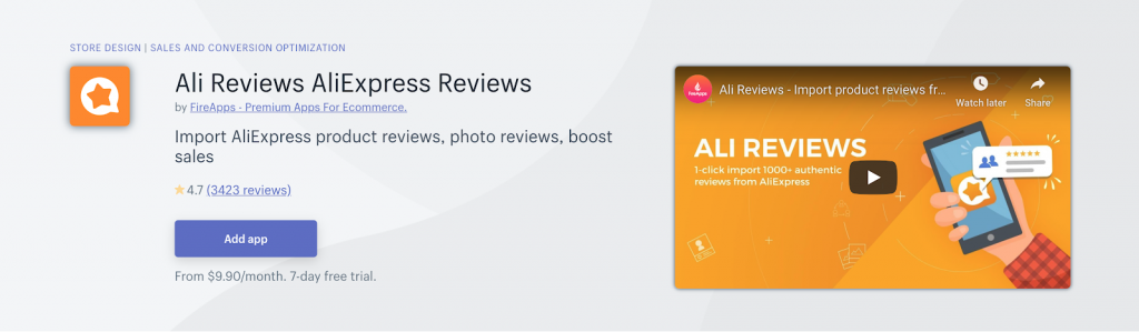 Ali Reviews Shopify Product Reviews
