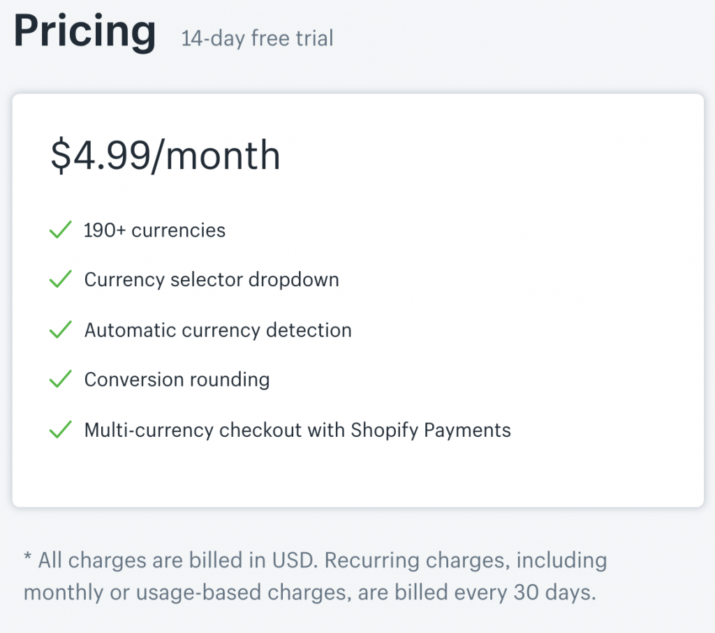 Coin Currency Converter pricing plan