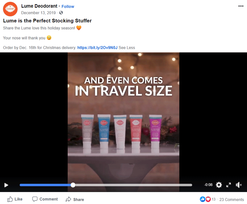 FB ads example