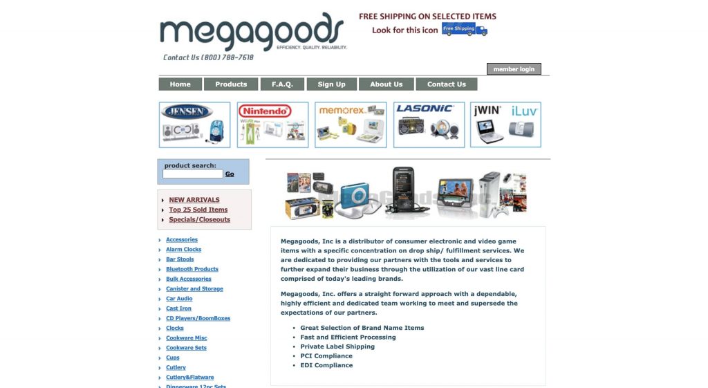 Megagood dropshipping supplier
