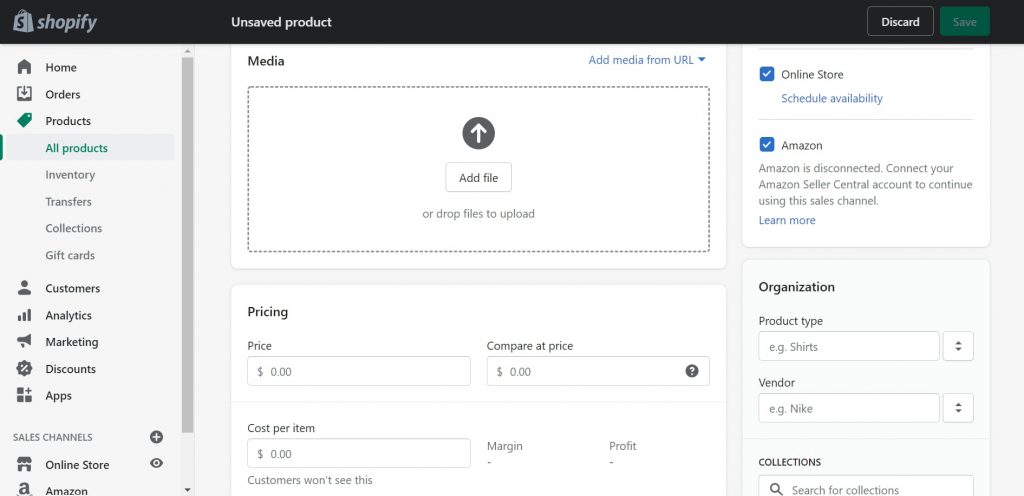 price setting for your online store