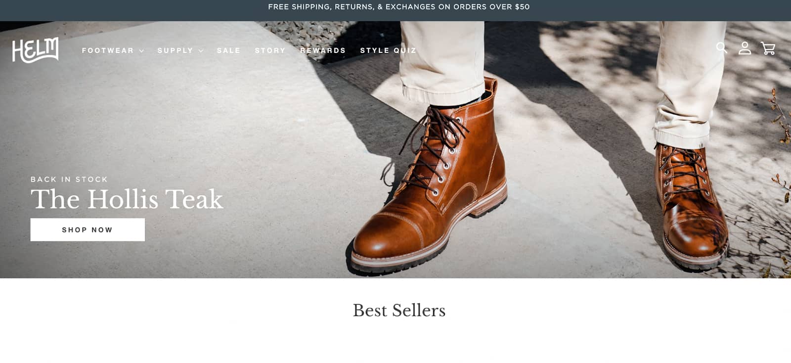 helm boots homepage