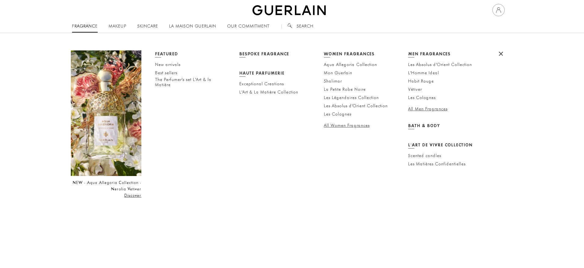 Guerlain navigation