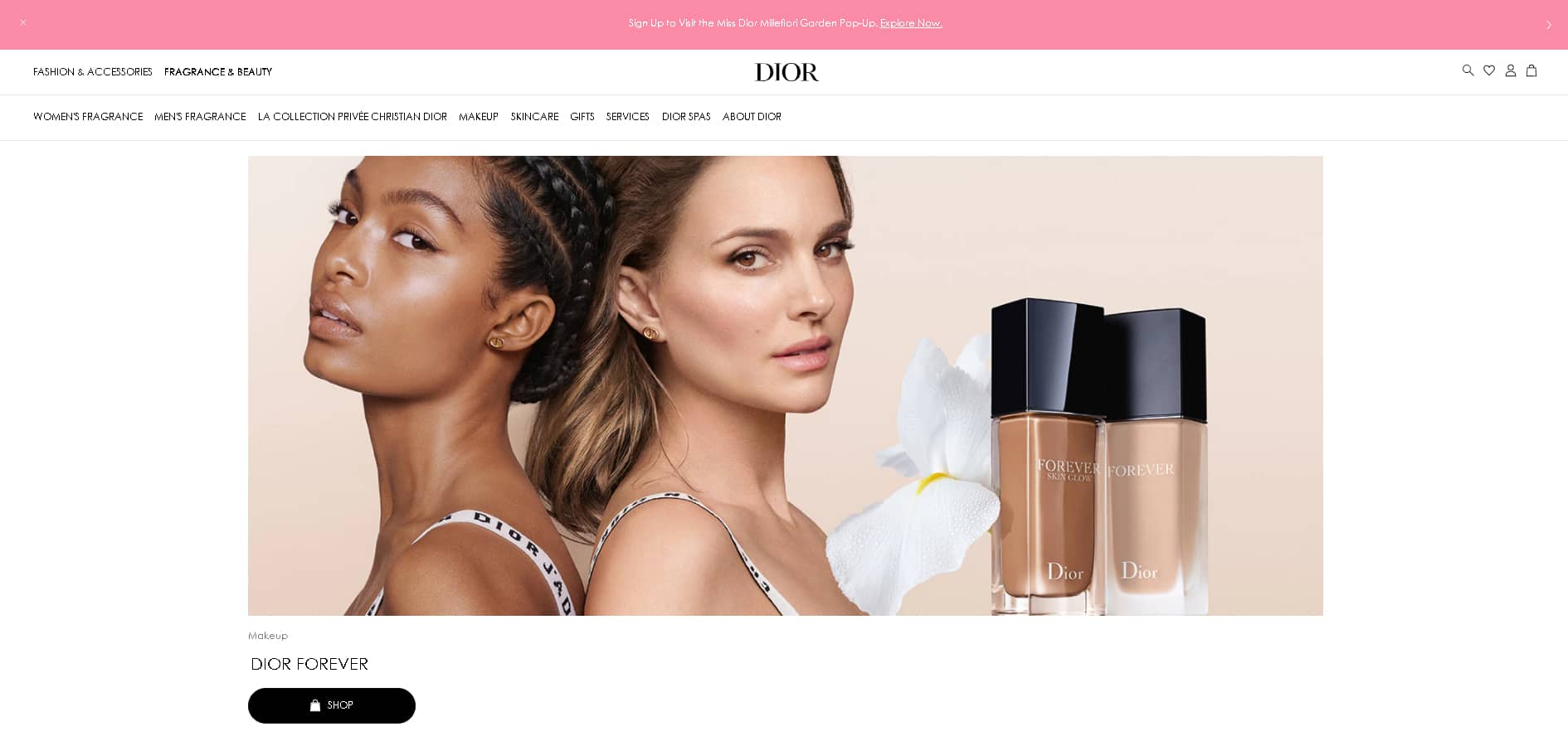 Dior website